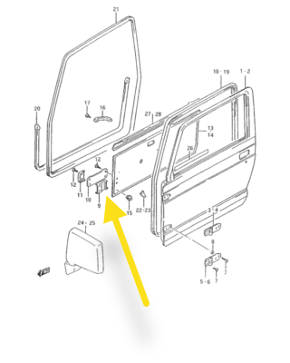 Interior Trim Protector Stop Band Set